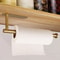 Stainless Steel No Punch WallMounted Tissue Holder Toilet Kitchen Roll Dispenser 1