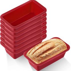 nonstick silicone mini loaf baking pan