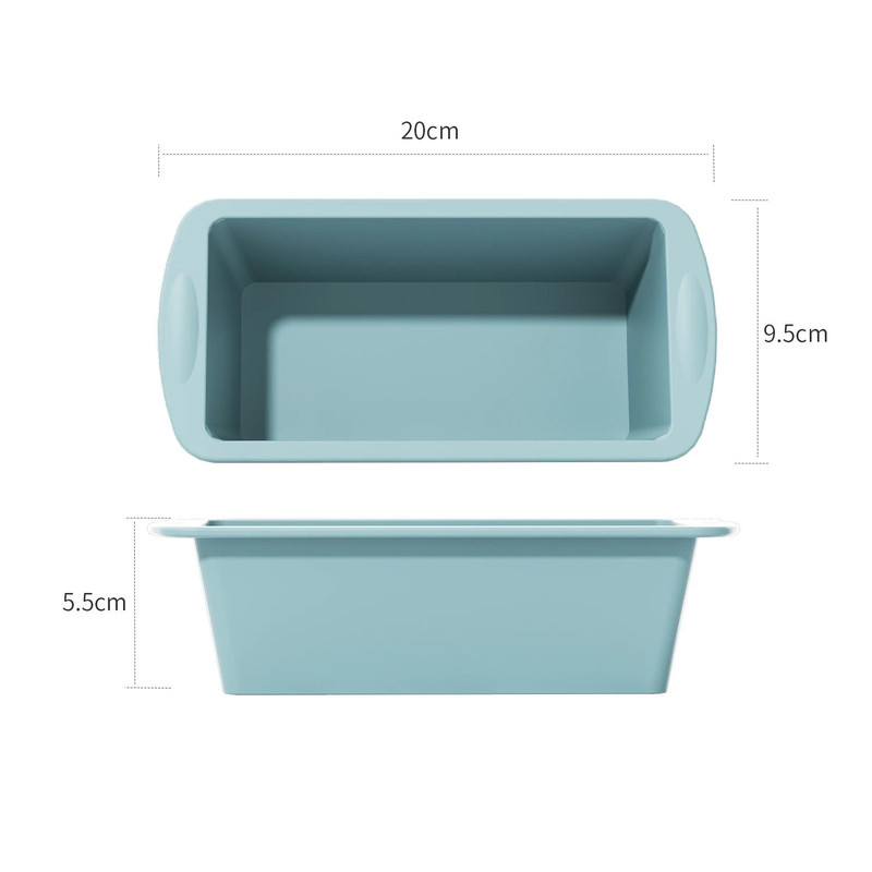 Nonstick Silicone Mini Loaf Baking Pan 6