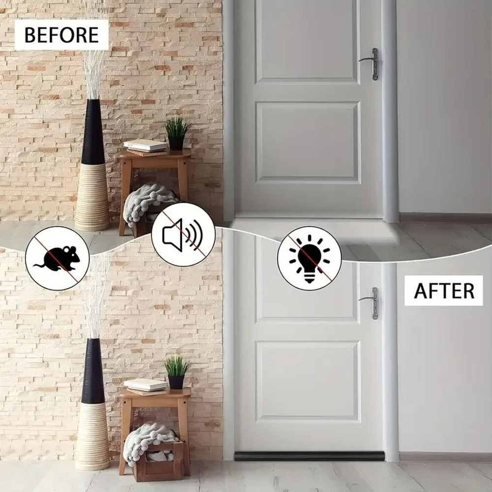 Door Bottom Seal Strip For Soundproof And Draft Protection 3