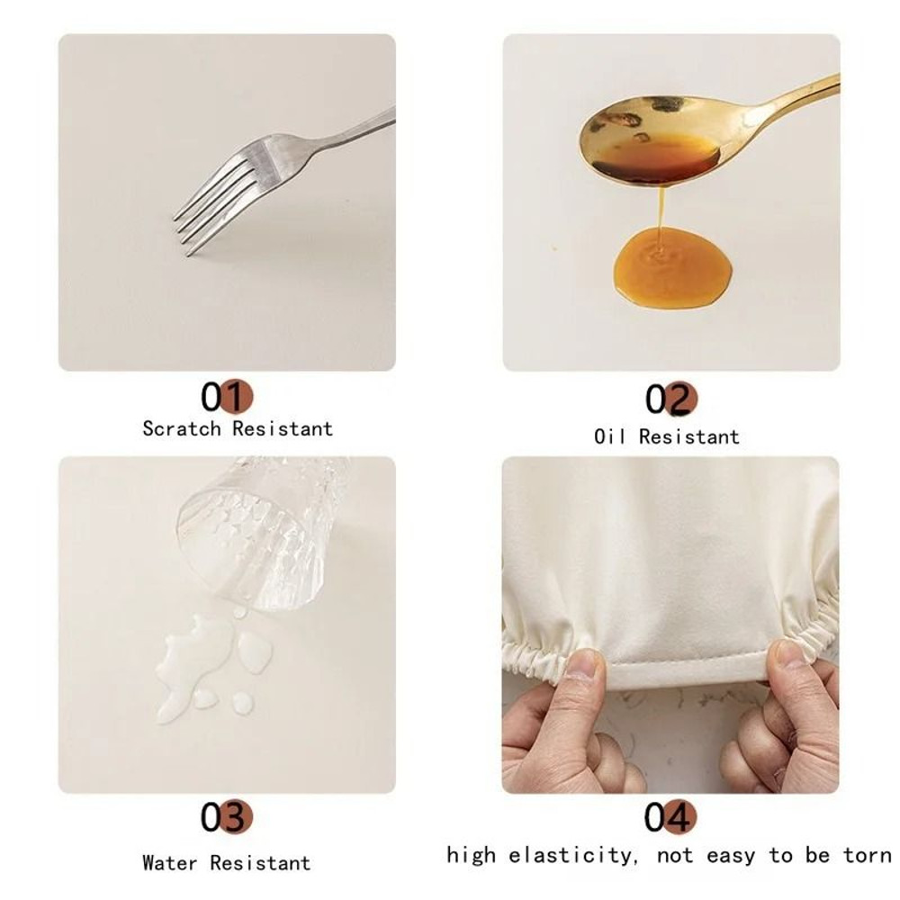 Waterproof Leather Tablecloth Pad For Dining Or Work Tables 1