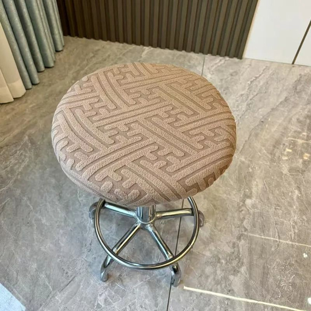 Round Elastic Stool Cushion Cover Dustproof Seat Protector 11