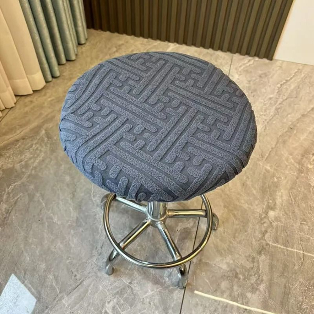 Round Elastic Stool Cushion Cover Dustproof Seat Protector 6
