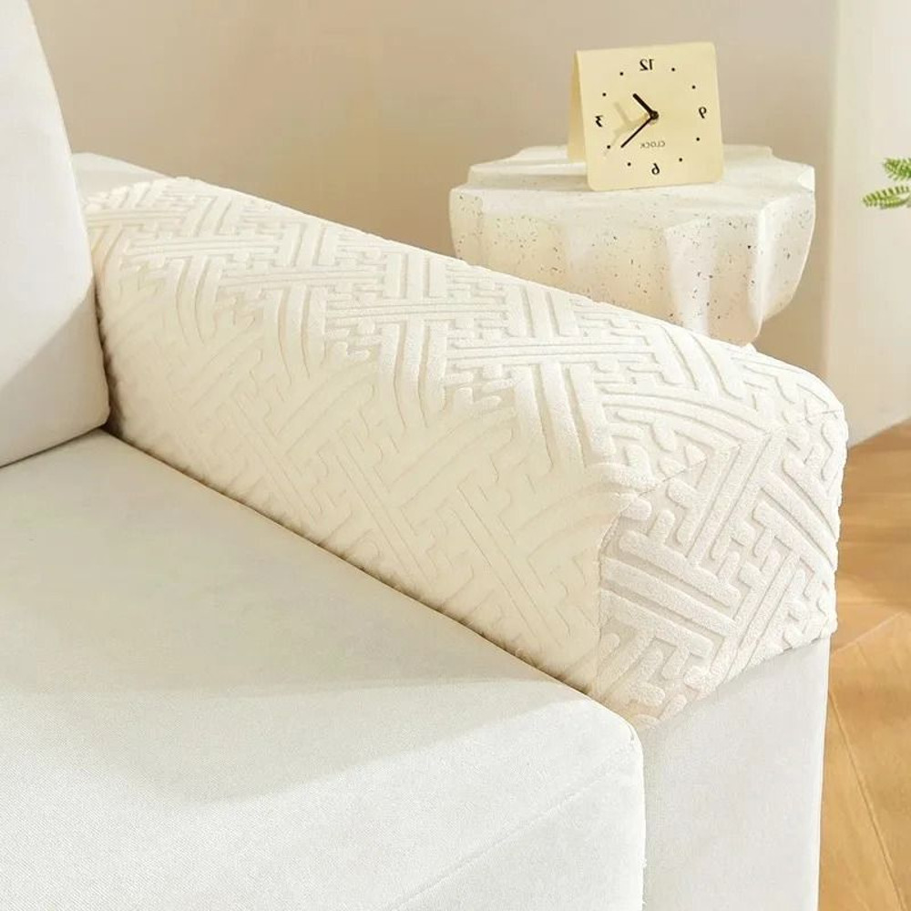 Stretch Armrest Covers For Sofa Or Chair 7
