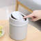 Mini Desktop Trash Can With Lid 2