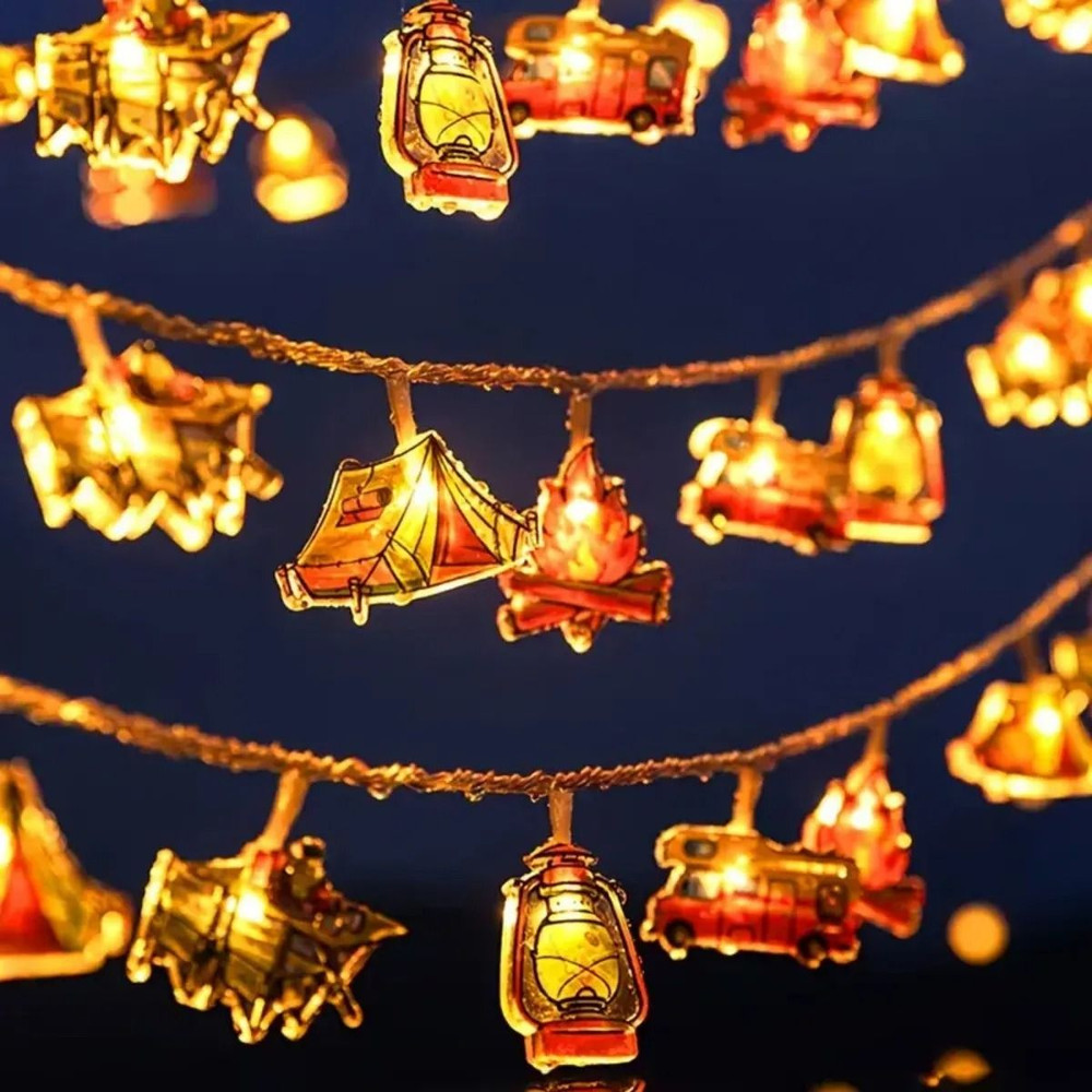 LED Camping Pattern String Lights 2