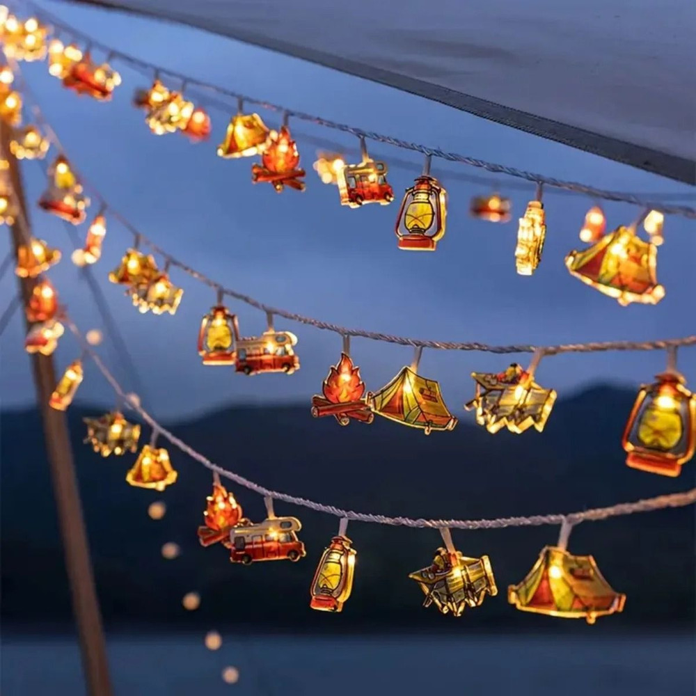 LED Camping Pattern String Lights 3
