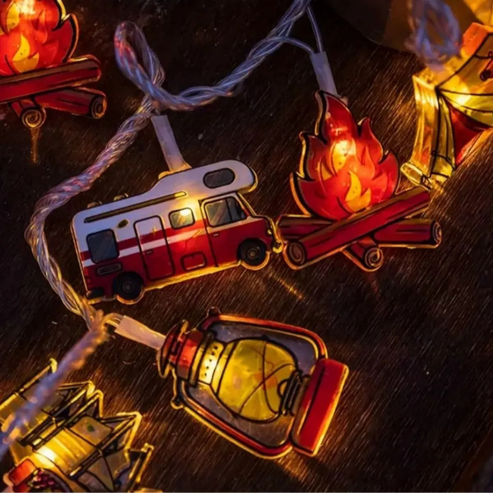 LED Camping Pattern String Lights 5