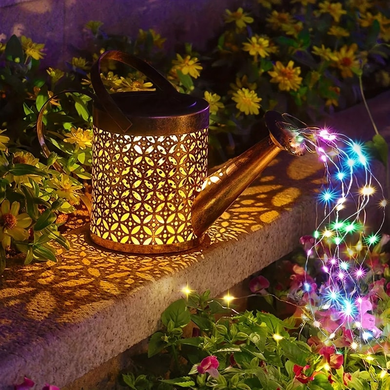 Iron Solar Lantern Outdoor Decorative Garden Light 15