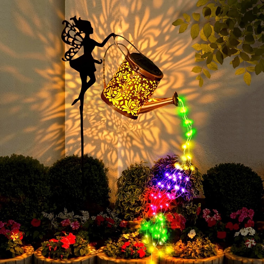Iron Solar Lantern Outdoor Decorative Garden Light 17