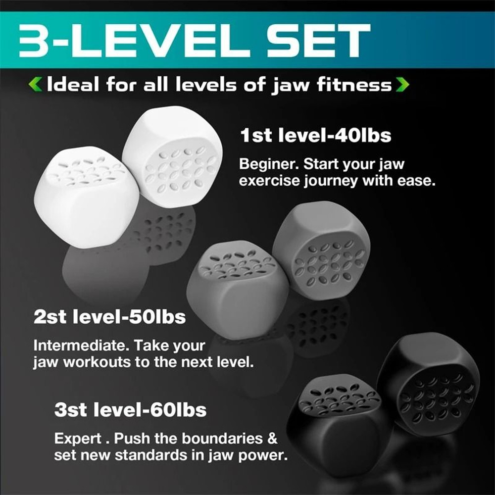 AntiAging Jaw Exerciser Set 3