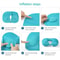 Inflatable Neck Pillow With BuiltIn Air Pump For Travel And Camping 5