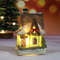 Christmas House Night Light Ornament  Battery Operated Holiday Home Decor 12