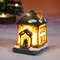 Christmas House Night Light Ornament  Battery Operated Holiday Home Decor 14