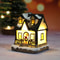 Christmas House Night Light Ornament Battery Operated Holiday Home Decor 7