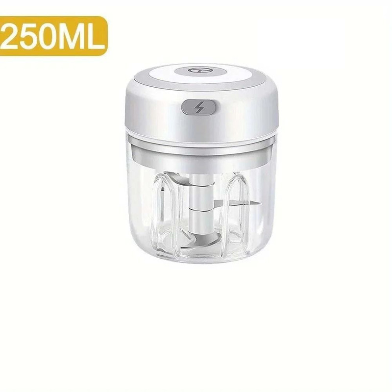 Electric Garlic Chopper And Meat Mincer  100ML250ML Portable Food Processor 16