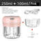 Electric Garlic Chopper And Meat Mincer  100ML250ML Portable Food Processor 18