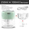 Electric Garlic Chopper And Meat Mincer  100ML250ML Portable Food Processor 19