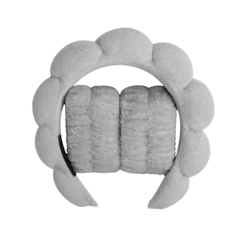 3PCS Microfiber Spa Headband And Wristband Set For Skincare And Makeup 10