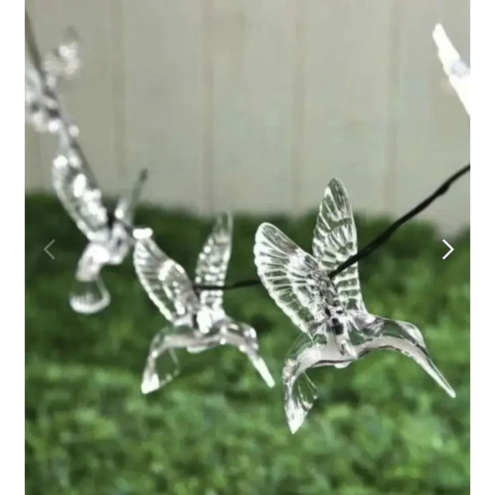 20LED Solar Hummingbird String Lights For Garden And Holiday Decoration 6
