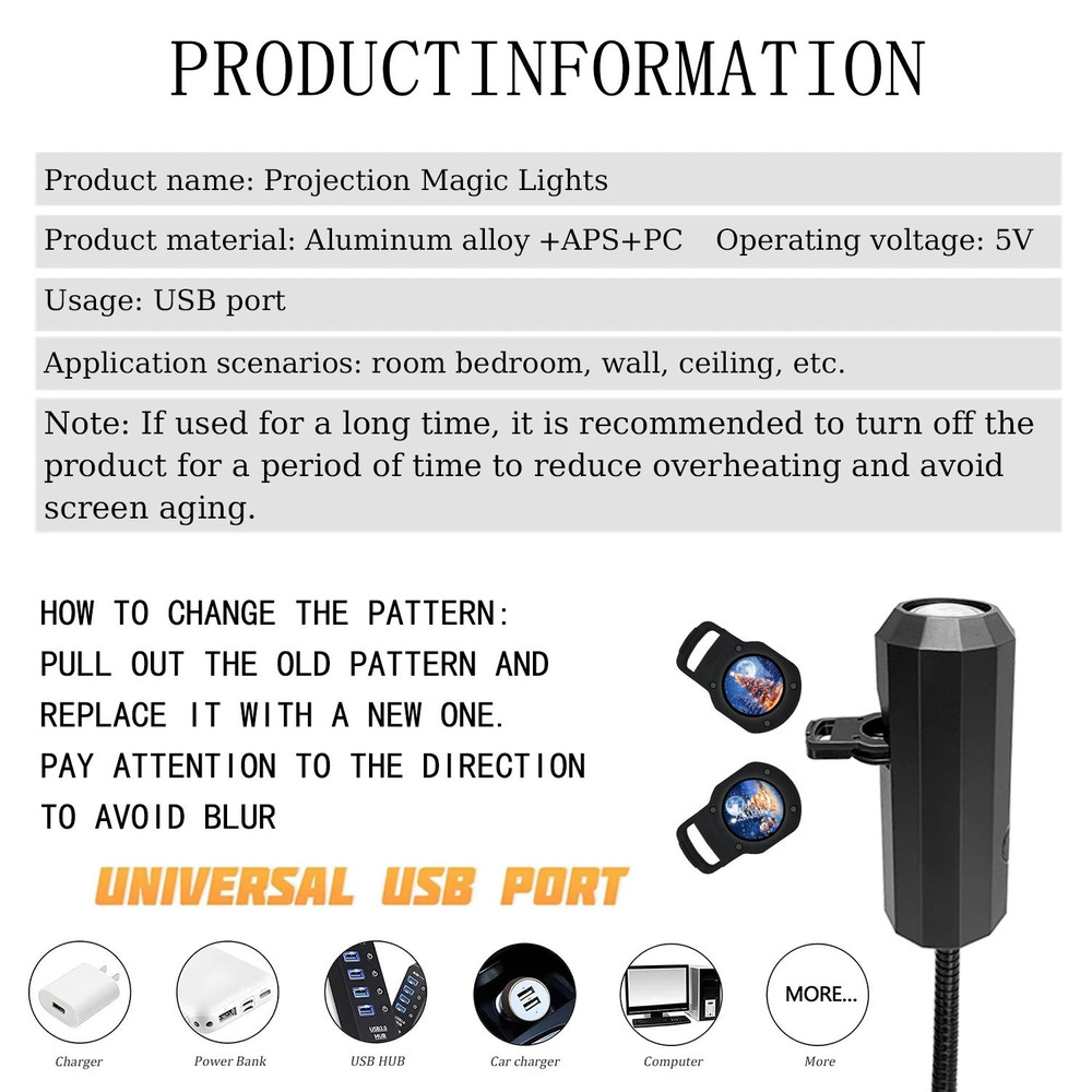 360 Rotating Christmas Tree Projection Light With MultiMode LED Effects 4