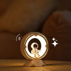 rechargeable astronaut led touch lamp – dimmable night light for kids and bedrooms