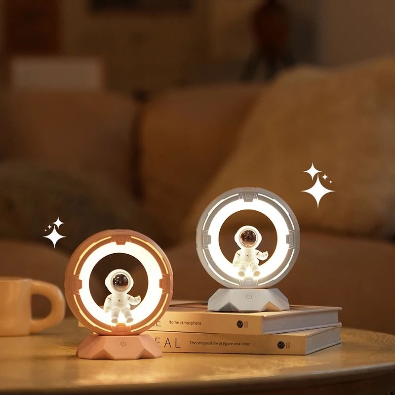 Rechargeable Astronaut LED Touch Lamp Dimmable Night Light For Kids And Bedrooms 2