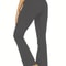 Womens HighWaist Flared Yoga Pants With Pockets Tummy Control Stretch Fit 4