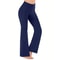 Womens HighWaist Flared Yoga Pants With Pockets Tummy Control Stretch Fit 6