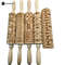 Christmas Embossed Wooden Rolling Pin 1378 Inch Beech Wood Cookie Roller With Snowflake And Elk Pat 6