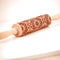 European Retro Flower Embossed Wooden Rolling Pin 1378 Inch Beech Wood Cookie Roller 9