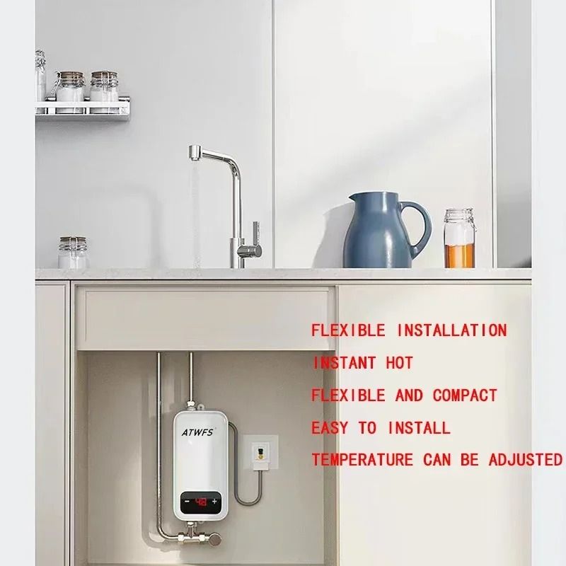 Instant Electric Water Heater 220V Portable Hot Water System For Bathroom And Kitchen 1
