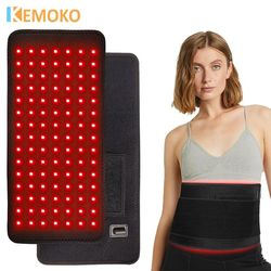 infrared red light therapy belt with 120 leds for deep body relief and recovery