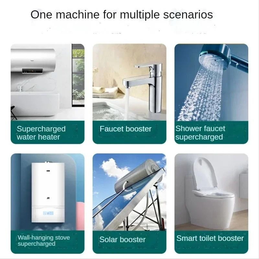 Automatic Booster Pump 180W 24V Brushless Silent Water Pressure Pump For Shower And Water Heater 2