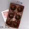 Semi Round Silicone Cake Mousse Mold Chocolate Baking Mold 10