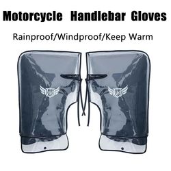 motorcycle handlebar gloves waterproof winter windproof handle covers