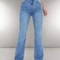 Women High Waist Slim Fit Jeans Casual Denim Pants 2