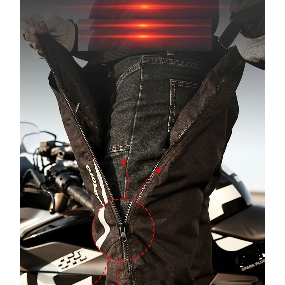 Motorcycle Waterproof Thermal Pants Windproof Riding Protective Trousers For Men And Women 2