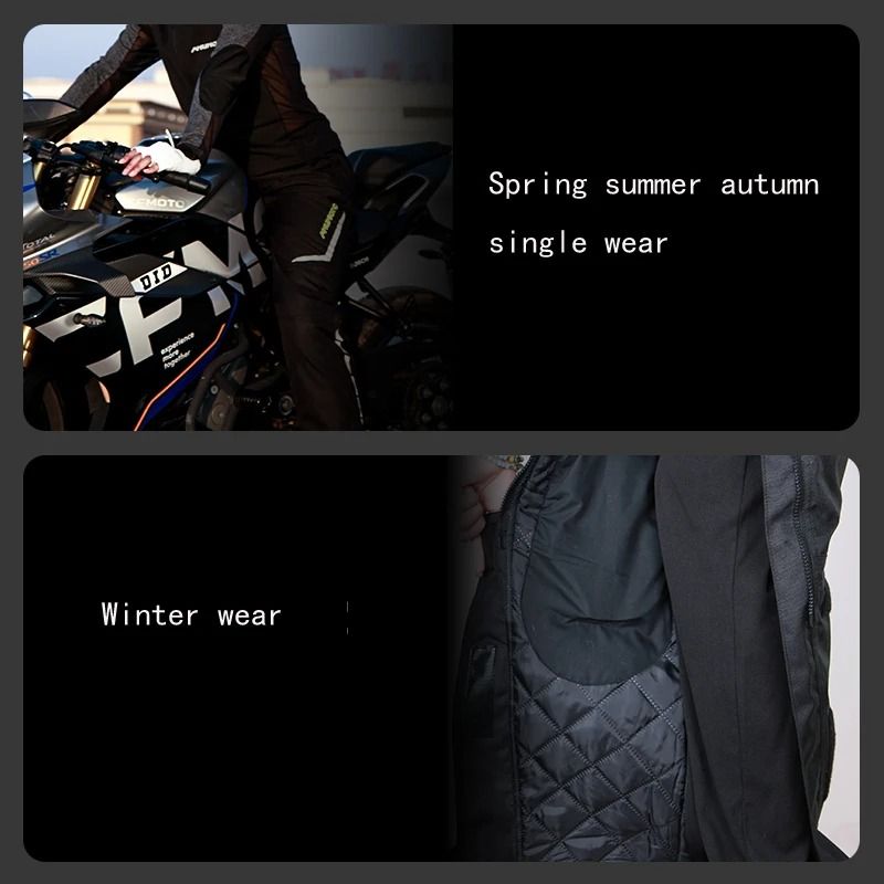 Motorcycle Waterproof Thermal Pants Windproof Riding Protective Trousers For Men And Women 3