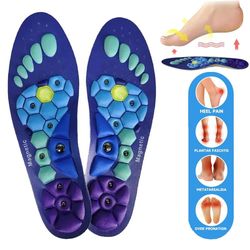 magnetic acupoint massage insoles with arch support