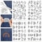 Water Soluble Embroidery Stabilizer Sheets Stick And Stitch Wash Away Floral And Butterfly Designs 12