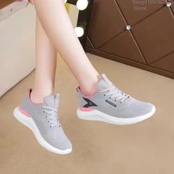 womens soft sole breathable sneakers – lightweight anti-slip running and walking shoe