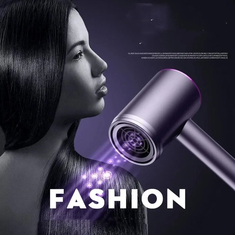 Professional Ionic Hair Dryer Lightweight Portable Blow Dryer With Heat Protection And Multiple Se 3