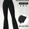 Womens High Waisted Flare Yoga Pants Super Soft Bell Bottom Leggings With Tummy Control 0