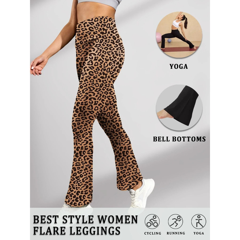 Womens High Waisted Flare Yoga Pants Super Soft Bell Bottom Leggings With Tummy Control 12