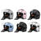 Retro Open Face Motorcycle Helmet Dual Lens Sun Visor Lightweight Scooter Helmet For Men And Women 5