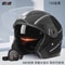 Retro Open Face Motorcycle Helmet Dual Lens Sun Visor Lightweight Scooter Helmet For Men And Women 8