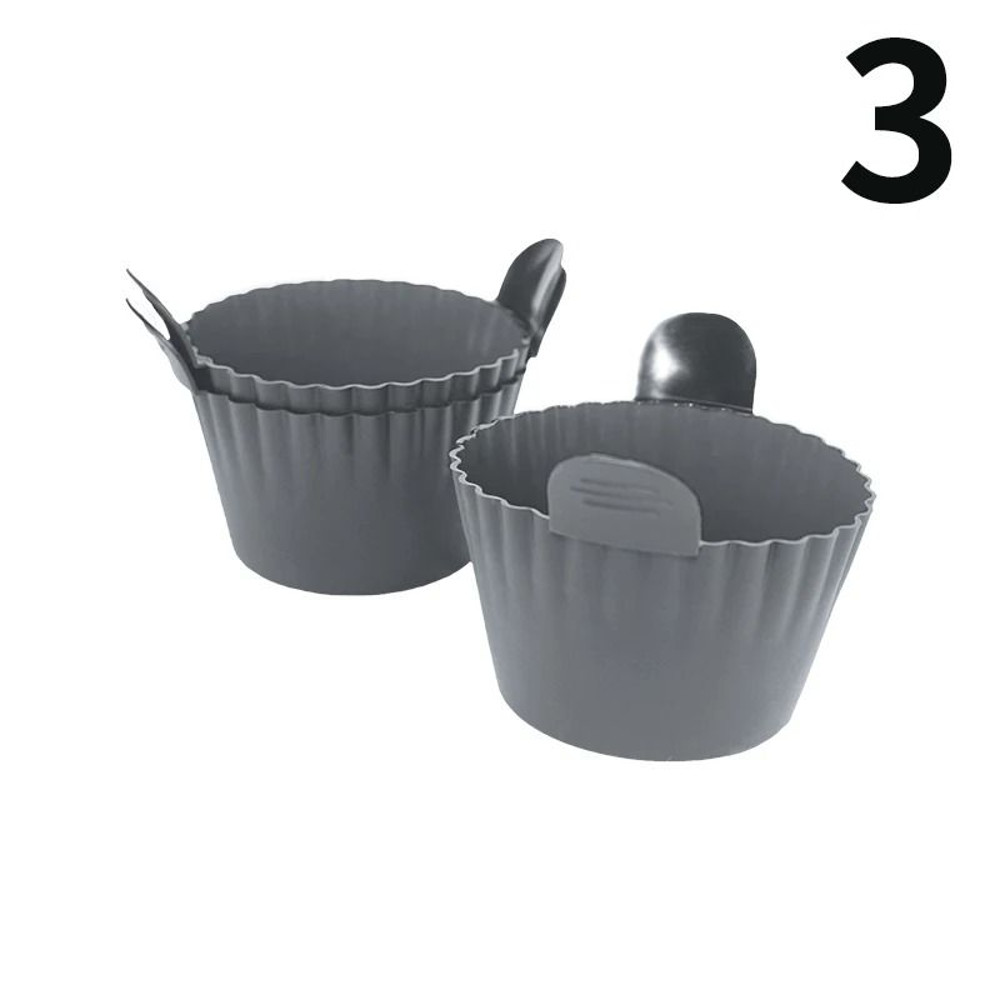 Silicone Egg Poacher And Baking Cup Set NonStick Food Grade Silicone Cups For Air Fryer Oven And S 6
