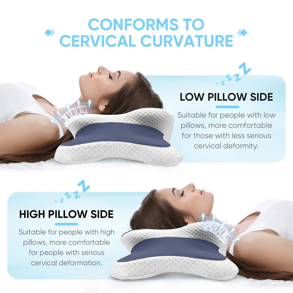 Ergonomic Memory Foam Cervical Pillow For Neck Pain Relief 5
