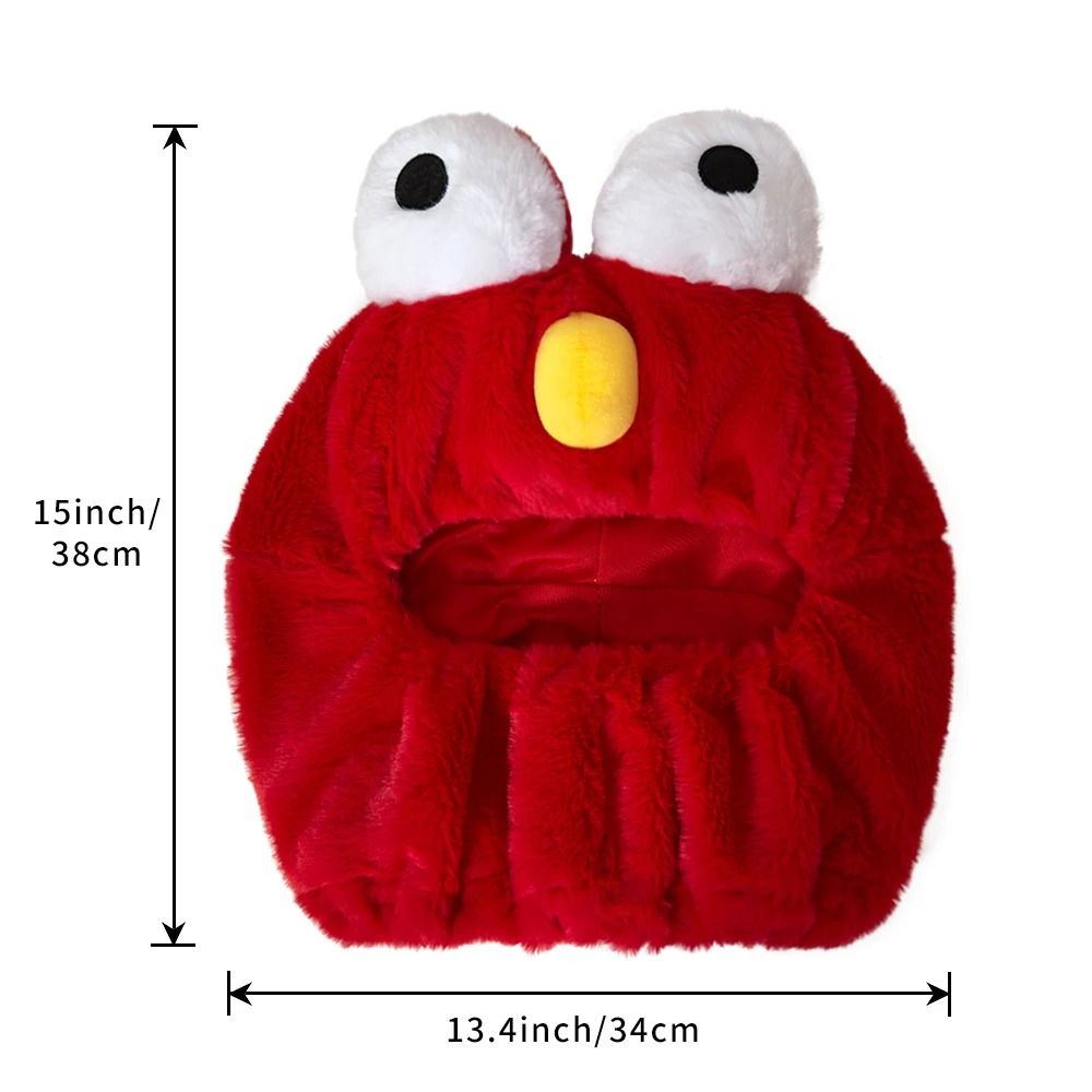 Funny Plush Motorcycle Helmet Cover 2